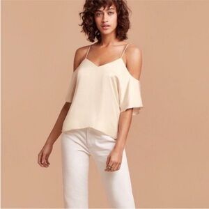 Wilfred Aritzia Ivory Draveil Blouse